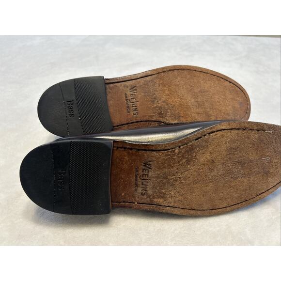 G.H. Bass Weejuns Men’s Size 10 D Burgundy Leather Loafers Slip On Dress Shoes - Picture 7 of 9